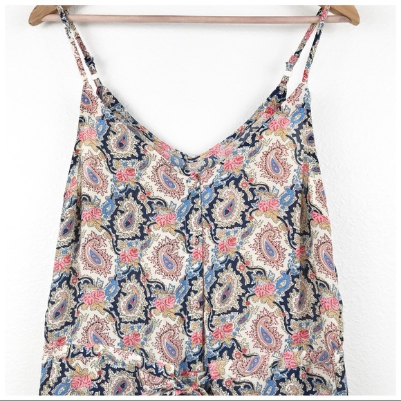 Bishop + Young Paisley Printed Romper Size Small - Picture 4 of 9